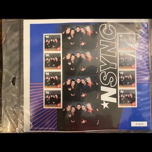 NSYNC N-Sync Group Postage Stamps